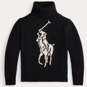 Polo Ralph Lauren Big Pony Wool Turtleneck Sweater